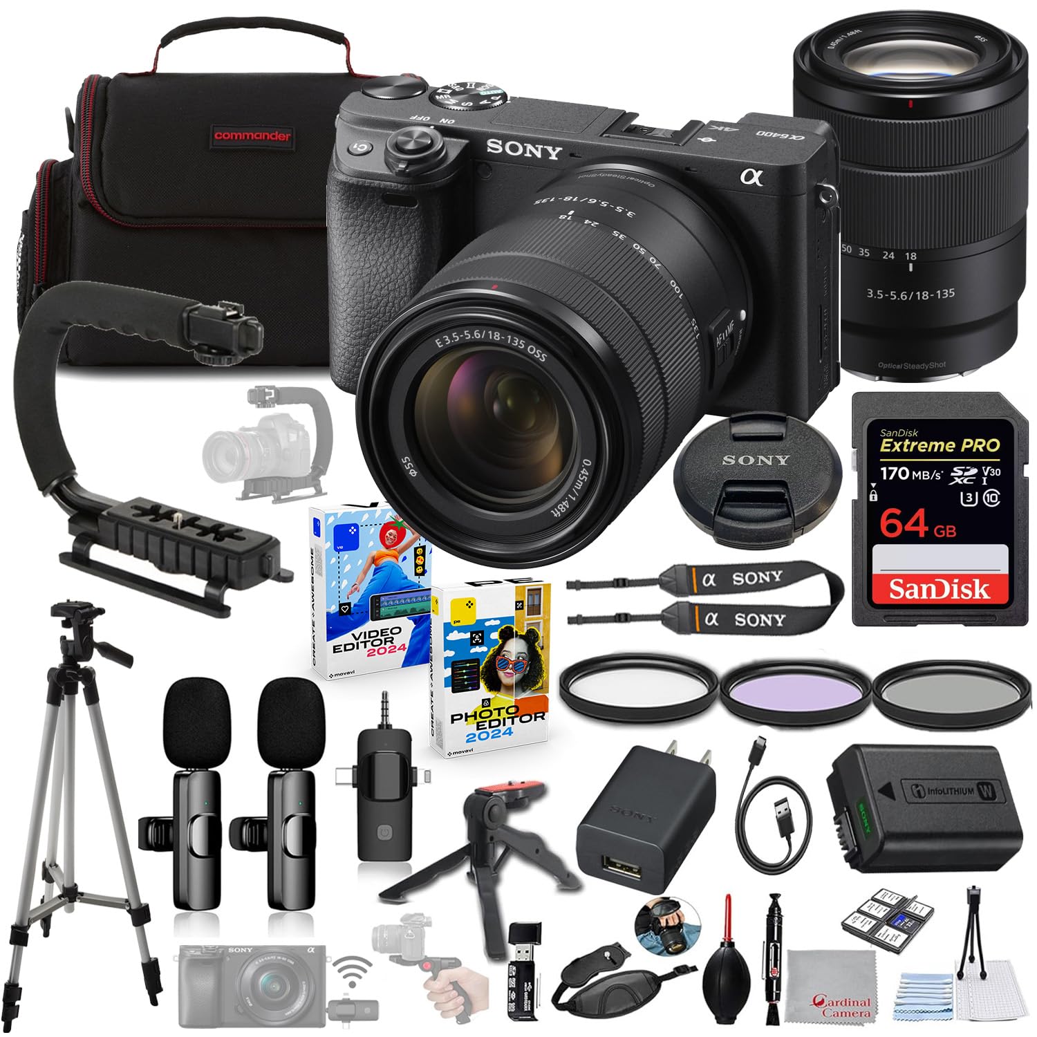 Amazon.com : Sony a6400 Mirrorless Camera with 18-135mm Lens